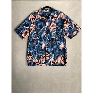 Cubavera Tropical Shirt Button Down Men's XL